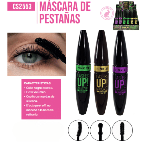 MASCARA LASHES UP PINK 21