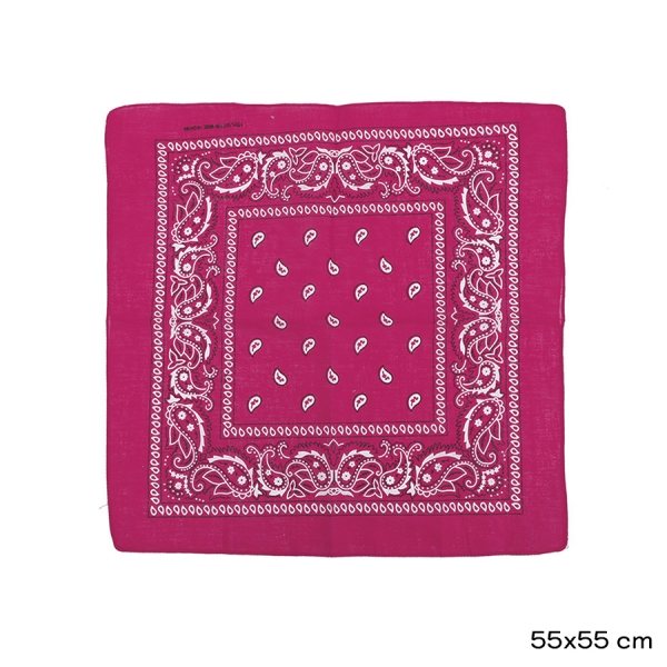 PAÑUELO BANDANA FUCSIA +