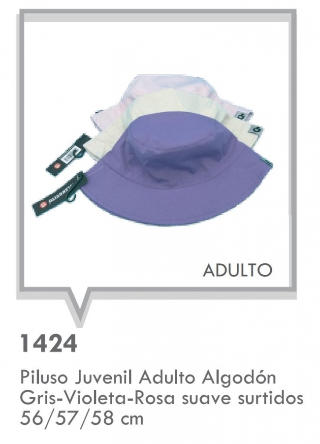 GORRO PILUSO ADULTO ALGODON CHULENGUITO VARIOS COLORES ++++/#