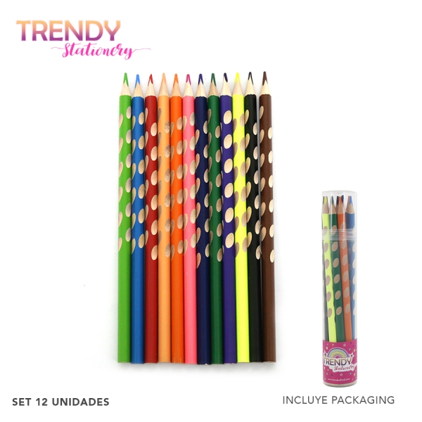 SET LAPICES TRENDY X 12 T6