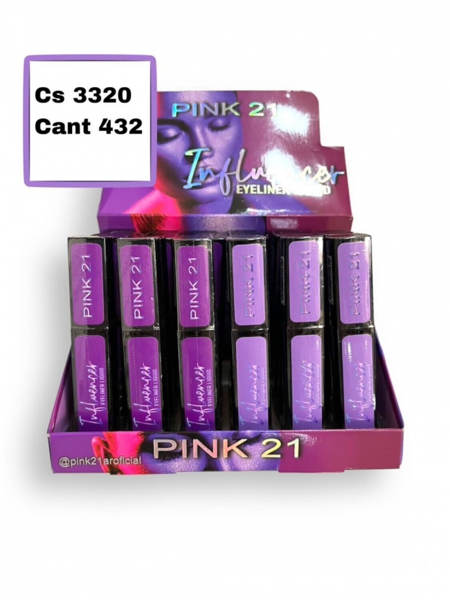 Delineador Liquido Influencer Pink 21 Belleza Tomás Accesorios 8540