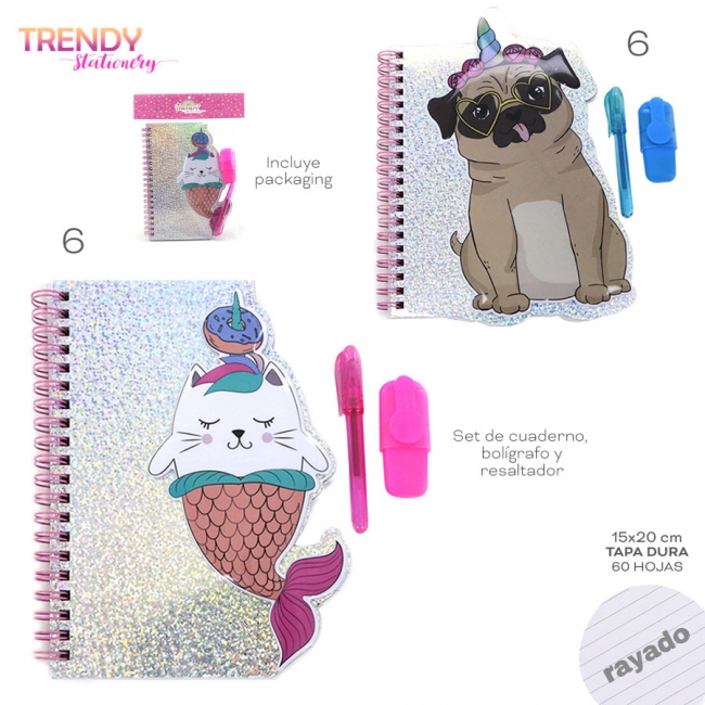 SET STATIONERY TRENDY T6