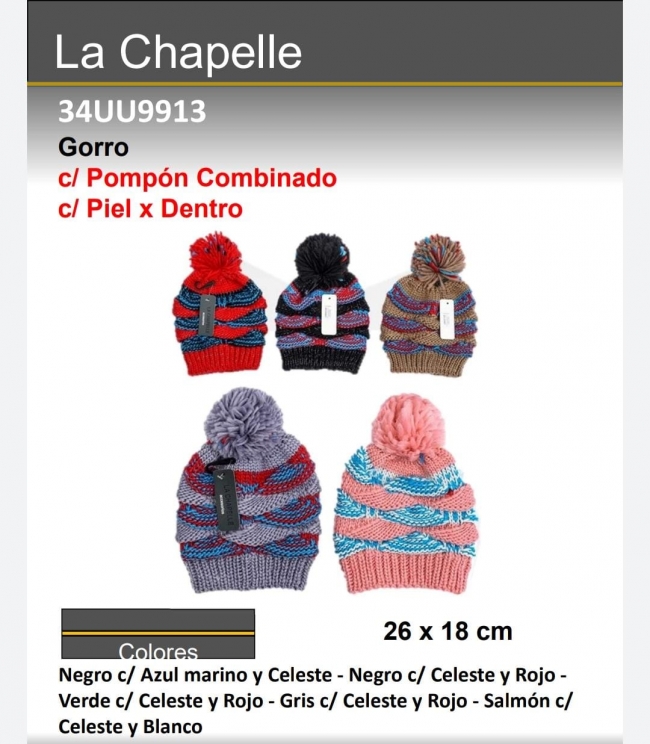 GORRO POMPON++++