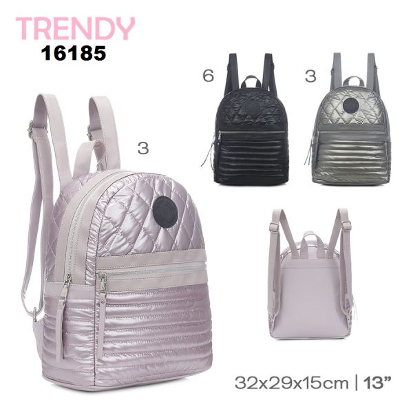 MOCHILA TRENDY+(SOLO PLATA)