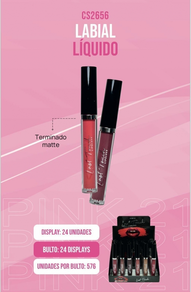 LIP GLOSS PINK 21+