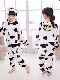 PIJAMA VACA INFANTIL VARIOS TALLES