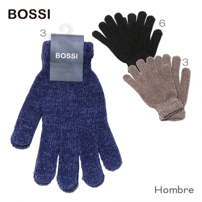 GUANTE CHENILLE BOSSI X 12+