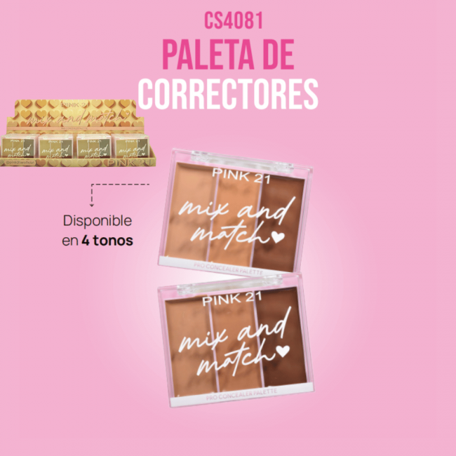 CORRECTOR MIX AND MATCH PINK 21+