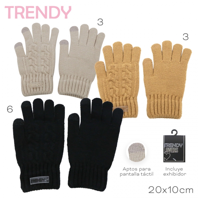 GUANTE TRENDY X 3+