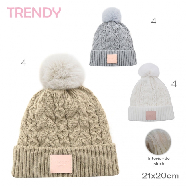 GORRO TRENDY+(SOLO GRIS)