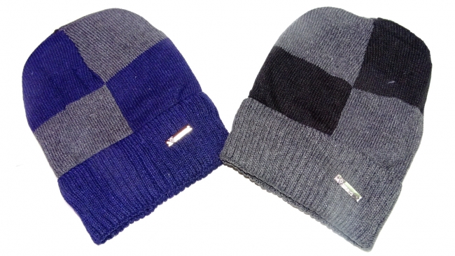 GORRO CUADROS HOMBRE VARIOS COLORES+