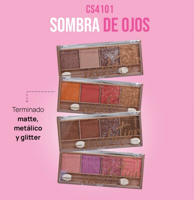 SOMBRAS DE OJOS REVOLUTION PINK 21+