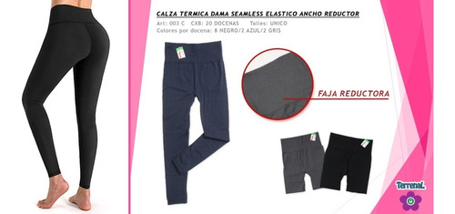 CALZA TERMICA MUJER CON CINTURA+