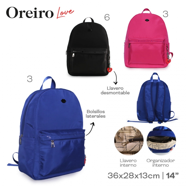 MOCHILA LAS OREIRO LOVE