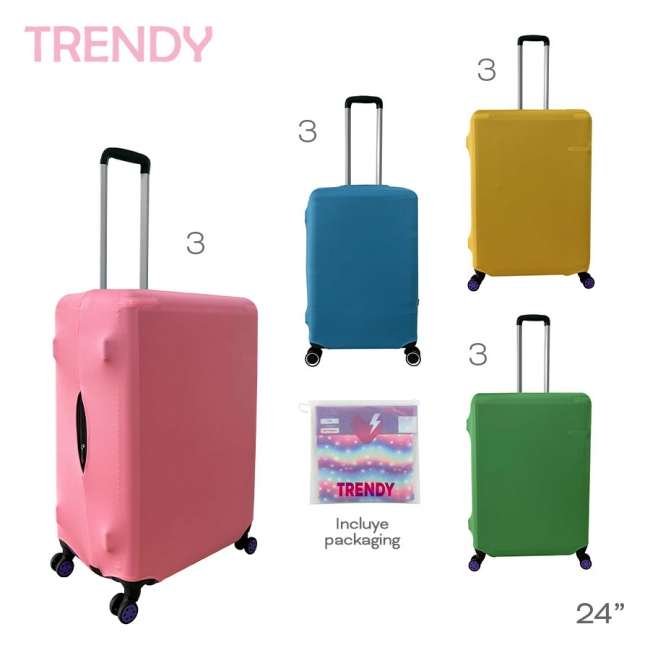 CUBRE VALIJA TRENDY 24 PULGADAS