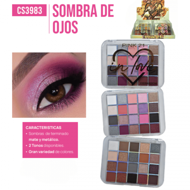 SOMBRAS IN LOVE PINK 21