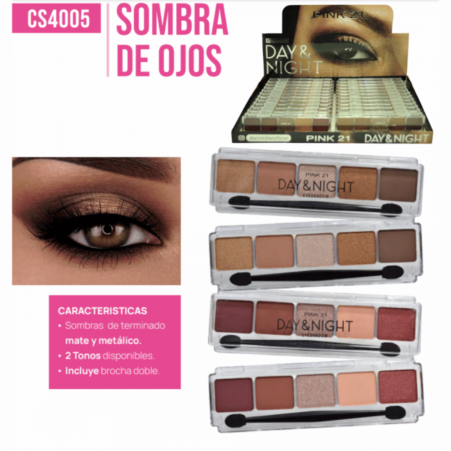 SOMBRAS DAY & NIGHT PINK 21