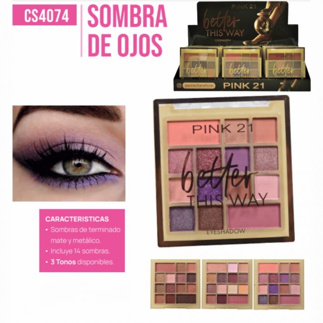 SOMBRAS BETTER THIS WAY PINK 21