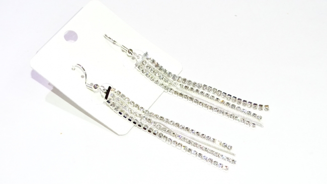 AROS ACERO BLANCO STRASS