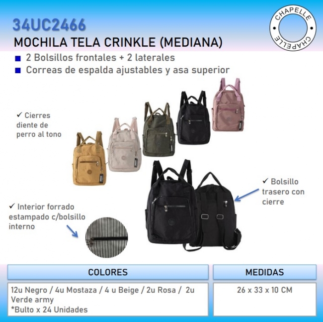 MOCHILA LA CHAPELLE