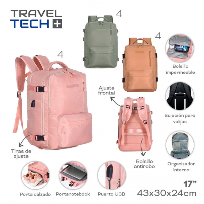 MOCHILA TRAVEL TECH