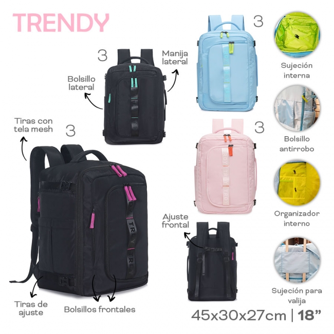 MOCHILA TRAVEL TECH