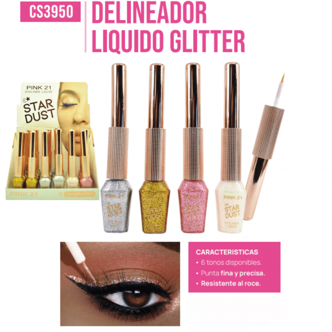 DELINEADOR LIQUIDO STARDUST PINK 21