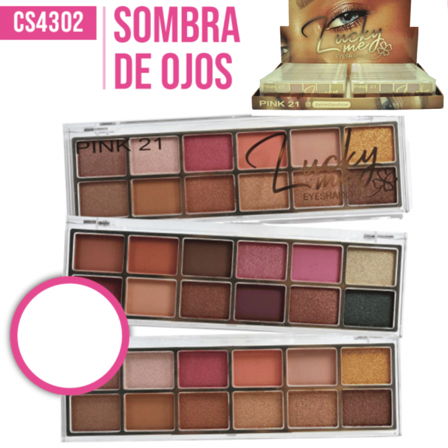 SOMBRAS LUCKY ME PINK 21