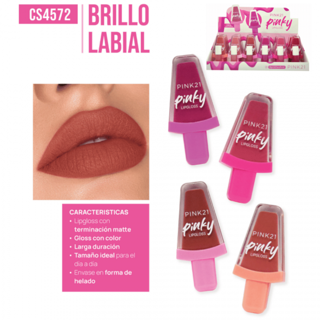 LIP GLOSS PINKY PINK 21