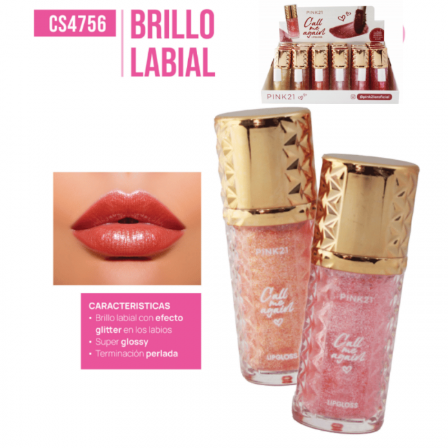 LIP GLOSS CALL ME AGAIN PINK 21