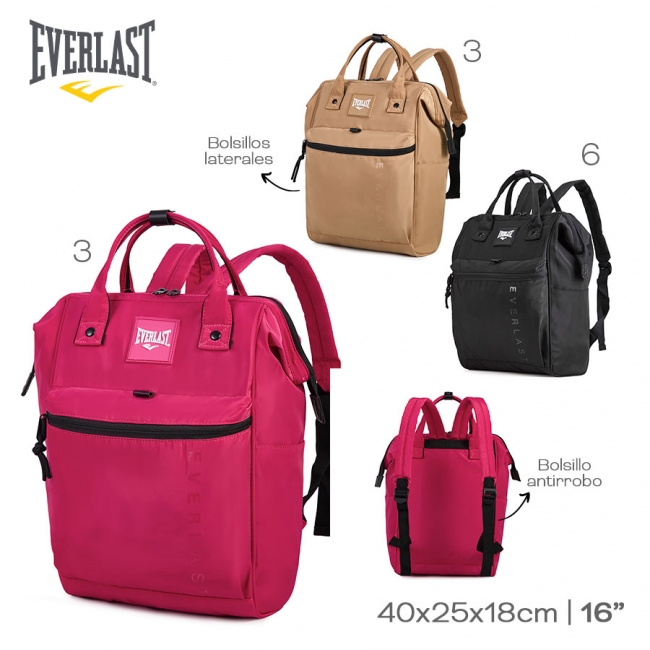 MOCHILA EVERLAST MICROFIBRA