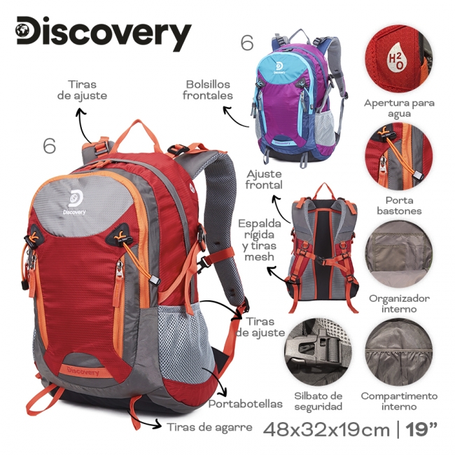 MOCHILA CAMPING DISCOVERY T6