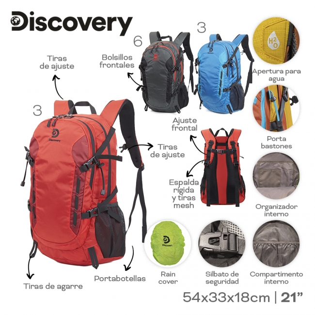 MOCHILA CAMPING DISCOVERY T6