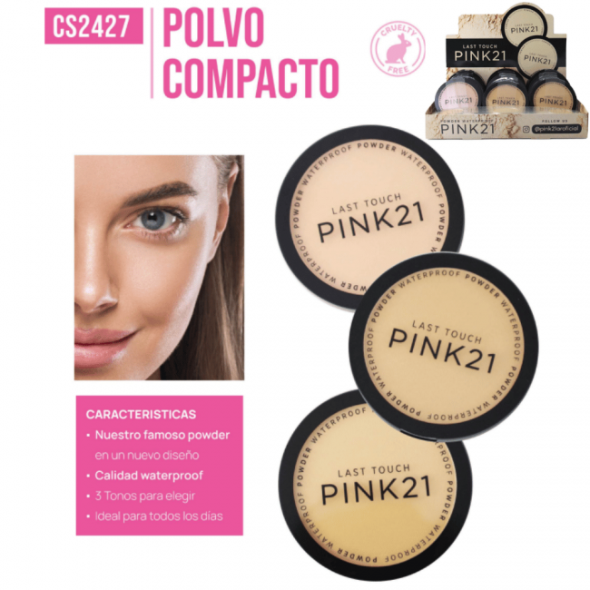 POLVO COMPACTO THE LAST TOUCH PINK 21