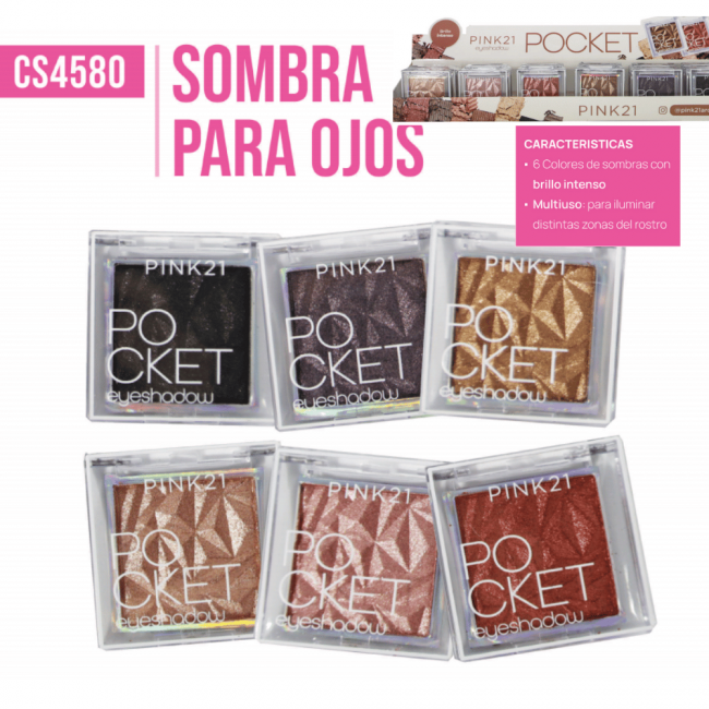 SOMBRA PARA OJOS POCKET PINK 21