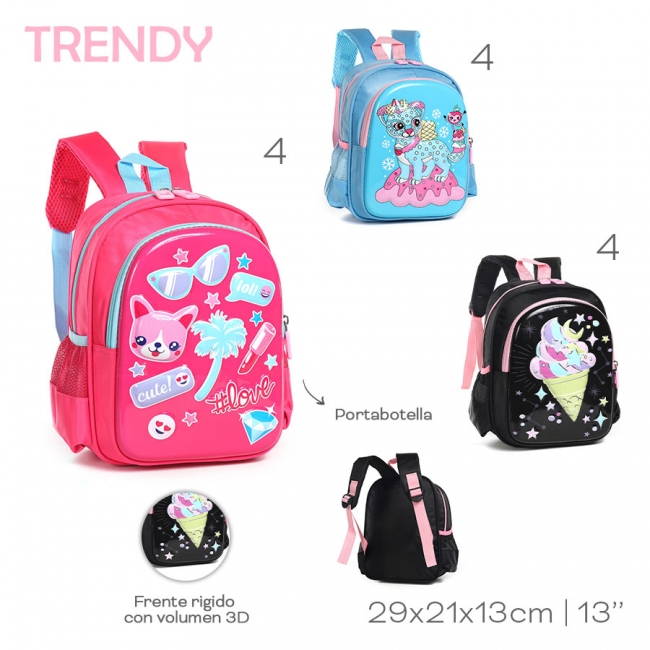 MOCHILA INFANTIL TRENDY 