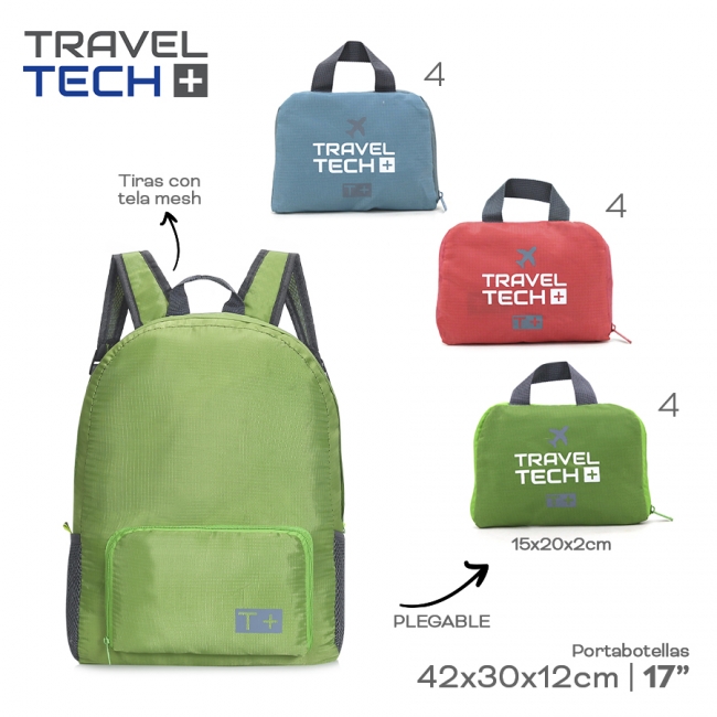 MOCHILA DE VIAJE TRAVEL TECH T6