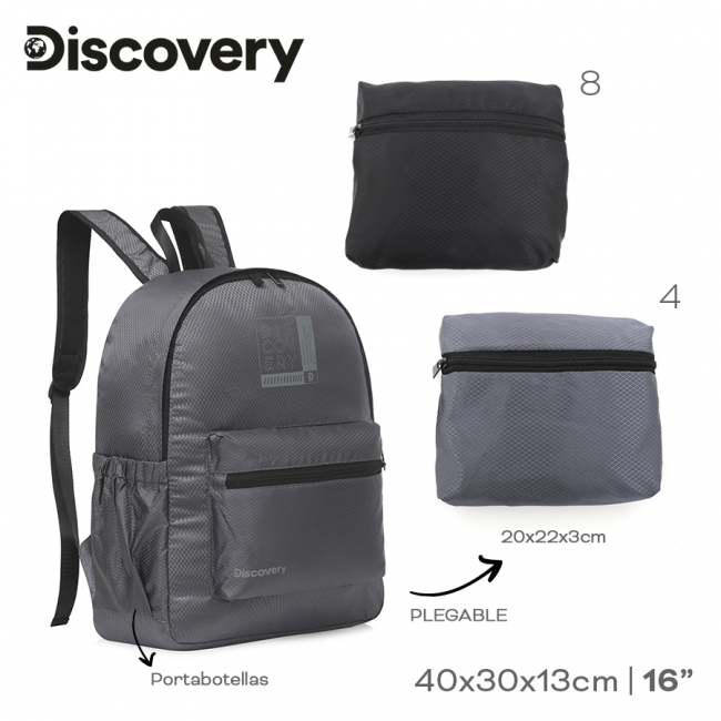 MOCHILA PLEGABLE DISCOVERY T6