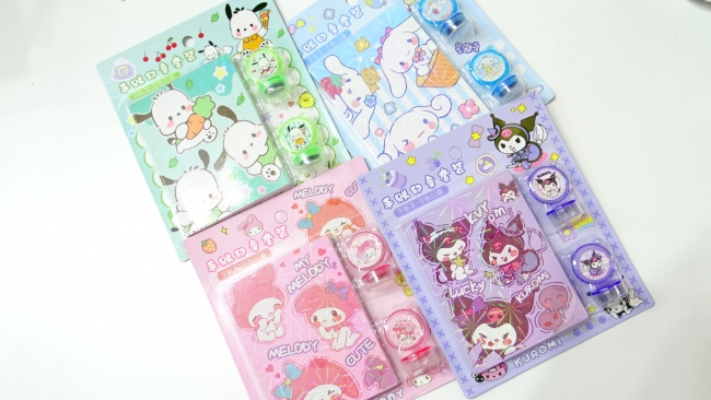 LIBRETA SANRIO CON SELLO VARIOS MODELOS