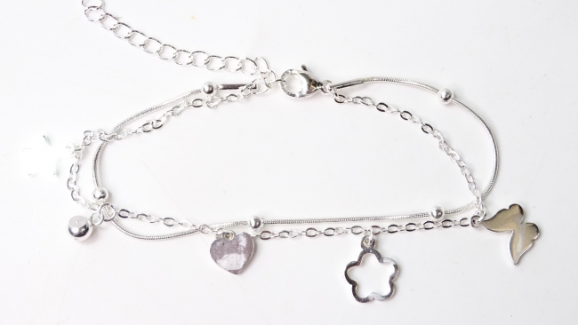 PULSERA ACERO BLANCO