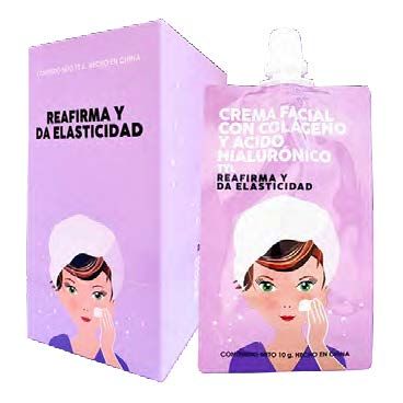 CREM FACIAL CON COLAGENO Y ACIDO HIALURONICO