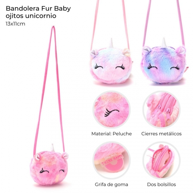 BANDOLERA FUR BABY OJITOS 