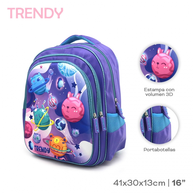 MOCHILA TRENDY 16 PULGADAS T7