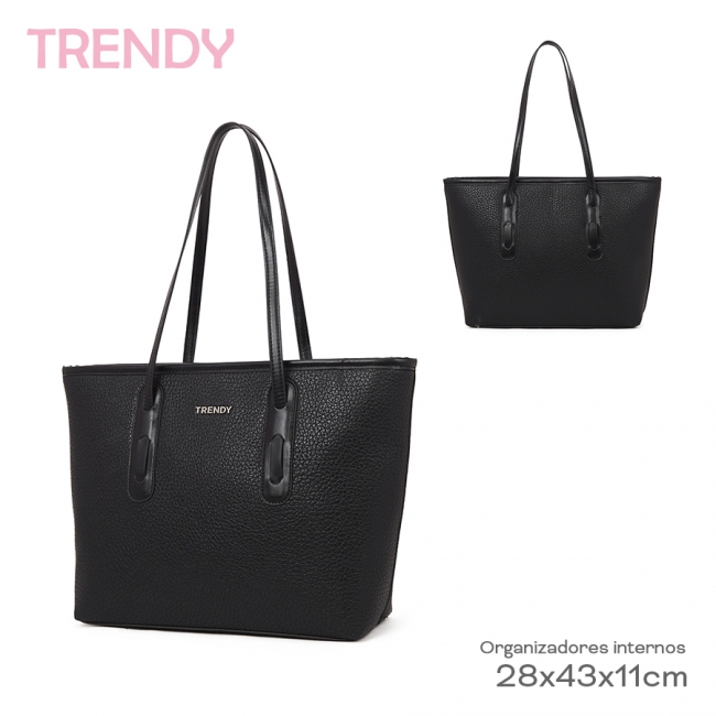 TOTE TRENDY BLACK