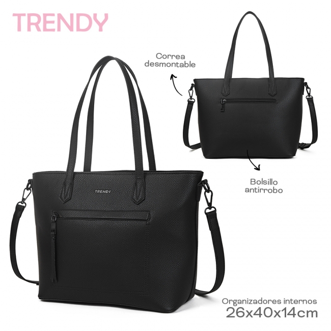 TOTE TRENDY BLACK T7