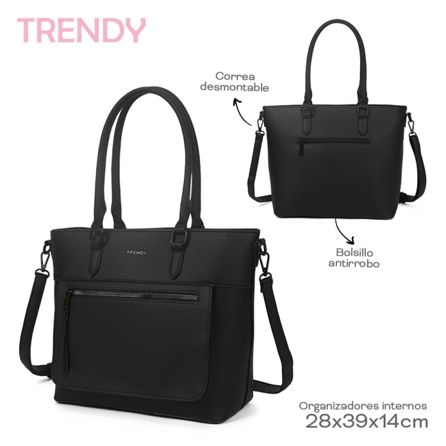 TOTE TRENDY BLACK T7