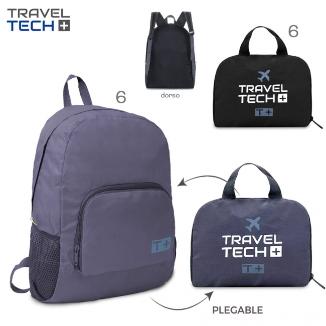 MOCHILA PLEGABLE TRAVEL TECH T7