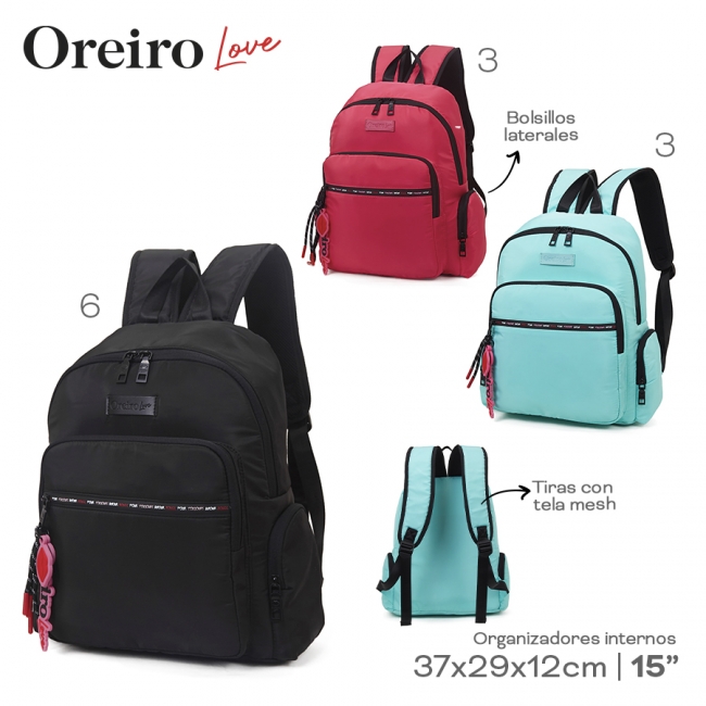 MOCHILA LAS OREIRO T7 (COMPRA MINIMA 2 UNIDADES 1 X COLOR)