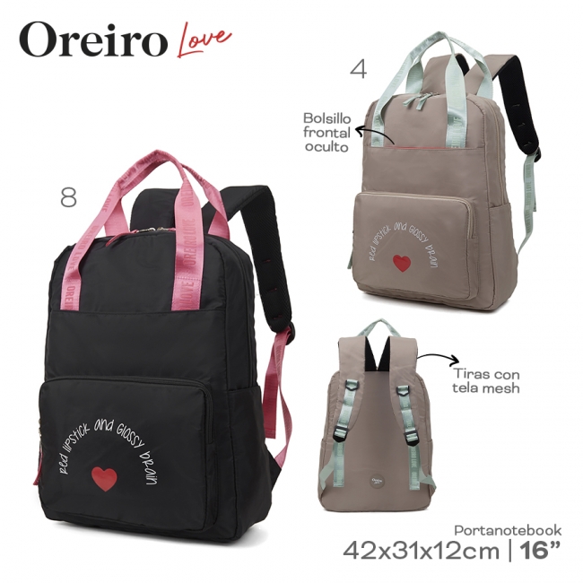 MOCHILA LAS OREIRO T7(COMPRA MINIMA 2 UNIDADES 1 X COLOR)