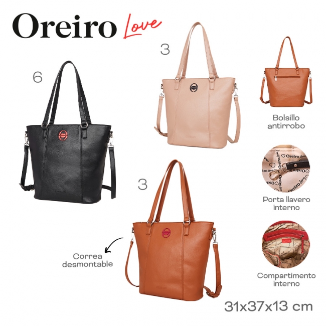 TOTE BAG LAS OREIRO (COMPRA MINIMA 2 UNIDADES 1 X COLOR)